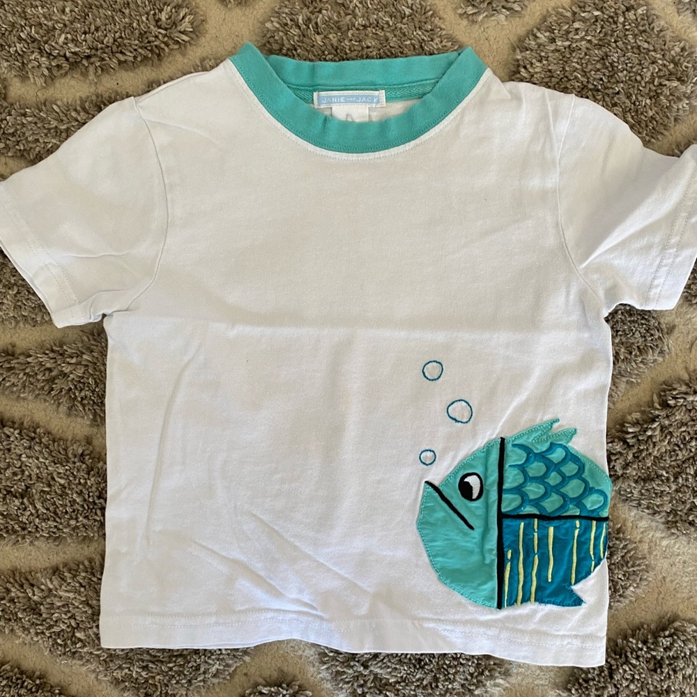 Janie and Jack Fish Shirt
